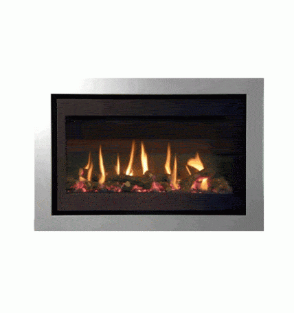 Inbouw gashaard brandend